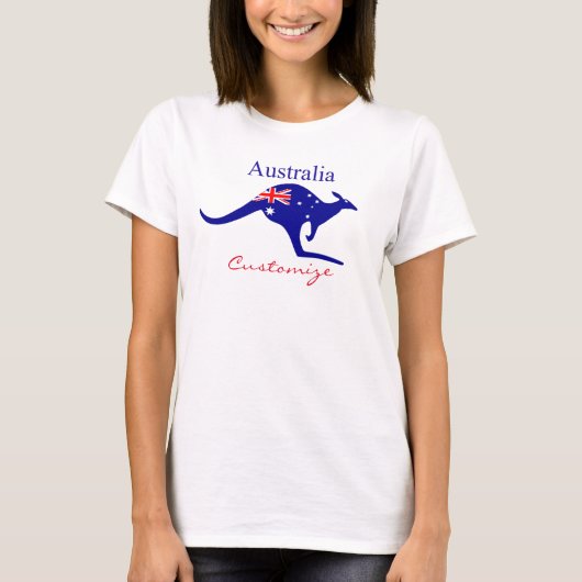 Australische Flagge Kangaroo Thunder_Cove T-Shirt (Vorderseite)
