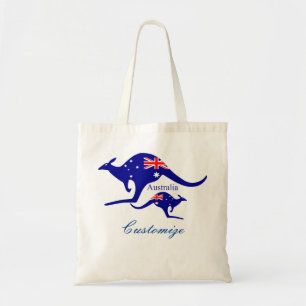 Australische Flagge Kangaroo Thunder_Cove Tragetasche