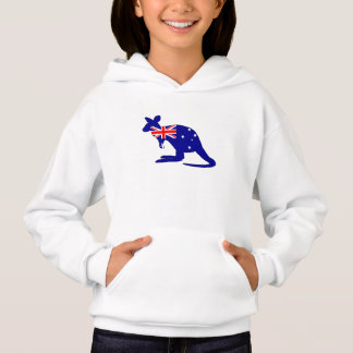 Australische Flagge - Känguru Hoodie