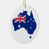 Australische Flagge Keramik Ornament (Rechts)