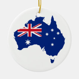 Australische Flagge Keramik Ornament
