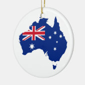 Australische Flagge Keramik Ornament (Links)