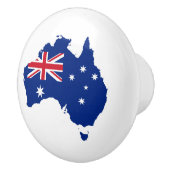 Australische Flagge Keramikknauf (Rechts)