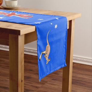 Australische Flagge Kurzer Tischläufer
