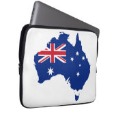 Australische Flagge Laptopschutzhülle (Vorne Rechts)