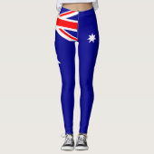 australische Flagge Leggings (Vorderseite)