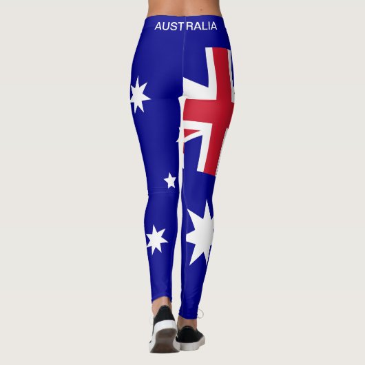 australische Flagge Leggings (Rückseite)