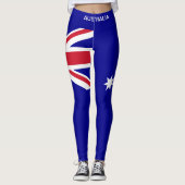 australische Flagge Leggings (Vorderseite)