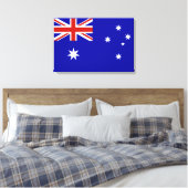 Australische Flagge Leinwanddruck (Insitu (Schlafzimmer))