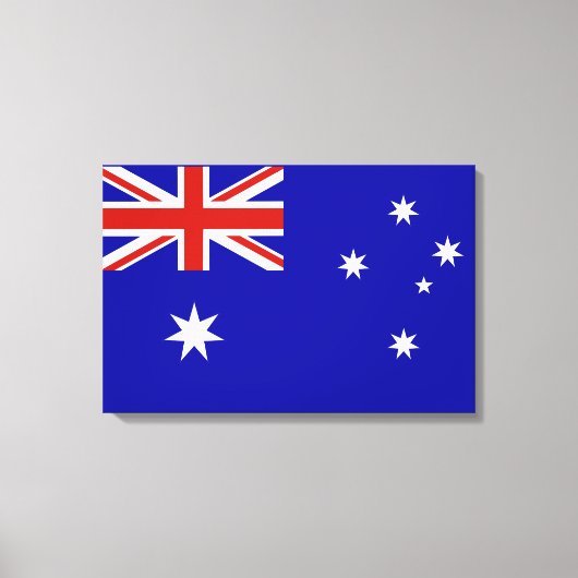 Australische Flagge Leinwanddruck (Vorderseite)