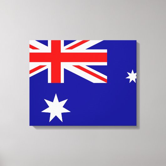 australische Flagge Leinwanddruck (Vorderseite)