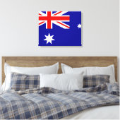 australische Flagge Leinwanddruck (Insitu (Schlafzimmer))