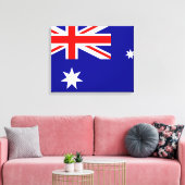 australische Flagge Leinwanddruck (Insitu (Wohnzimmer))
