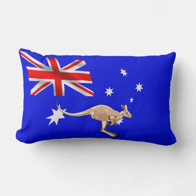 Australische Flagge Lendenkissen (Vorderseite)