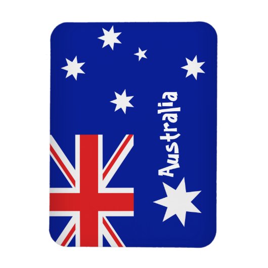 australische Flagge Magnet (Vertikal)