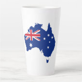 Australische Flagge Milchtasse (Vorderseite)