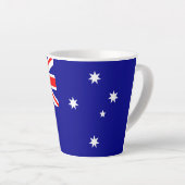 australische Flagge Milchtasse (Rechte Ecke)