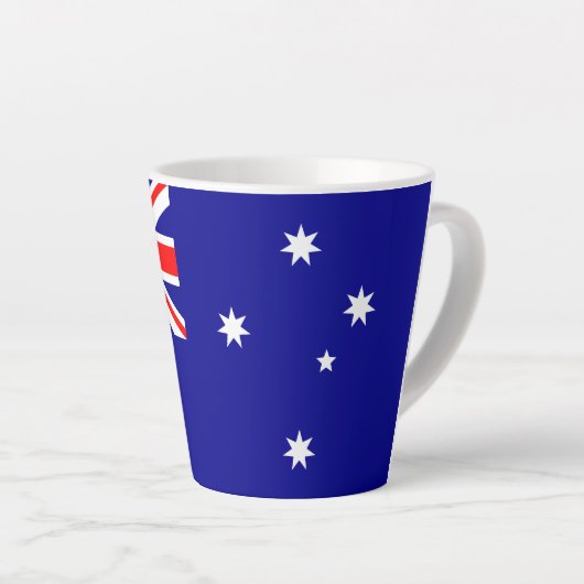 australische Flagge Milchtasse (Rechte Ecke)