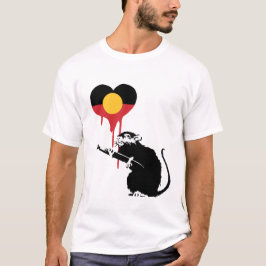 Australische Flagge mit Liebe T-Shirt