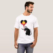 Australische Flagge mit Liebe T-Shirt (Vorne ganz)