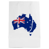 Australische Flagge Mittlere Geschenktüte (Rückseite)