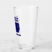 Australische Flagge Modern Aussie personalisiert B Glas (Links)
