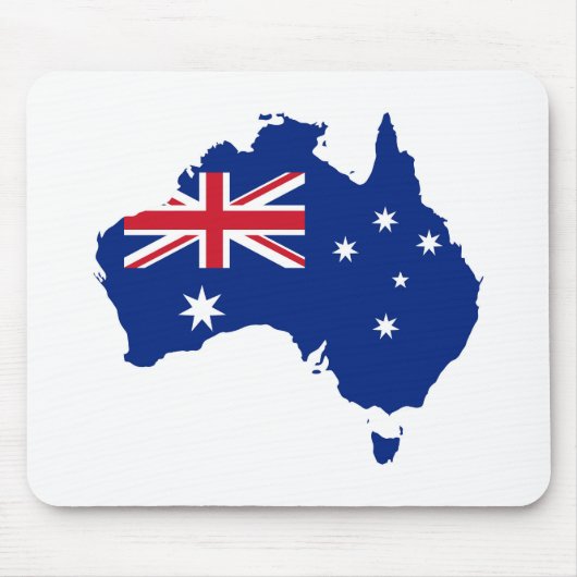 Australische Flagge Mousepad (Vorne)