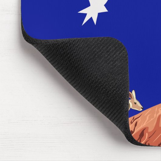 australische Flagge Mousepad (Ecke)