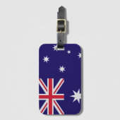 Australische Flagge National Pride Aussie Australi Gepäckanhänger (Vorderseite Vertikal)