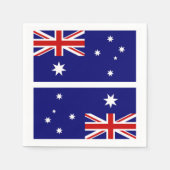 Australische Flagge Neapel Serviette (Vorderseite)