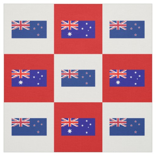 Australische Flagge, Neuseeland Flagge mit Rot und Stoff