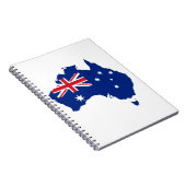 Australische Flagge Notizblock (Rechte Seite)