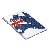 australische Flagge Notizblock (Rechte Seite)