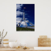 Australische Flagge, Parlament, Canberra, Austr. Poster (Küche)