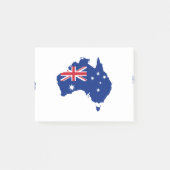 Australische Flagge Post-it Klebezettel (Vorderseite)