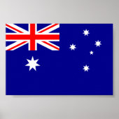 australische Flagge Poster (Vorne)