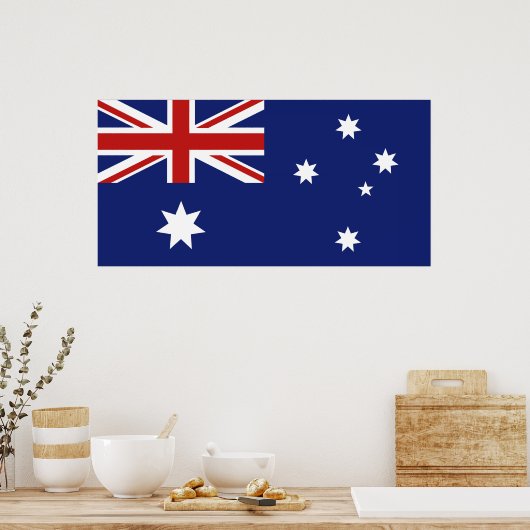 australische Flagge Poster (Küche)