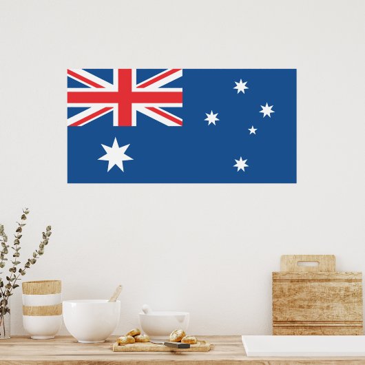 australische Flagge Poster (Küche)