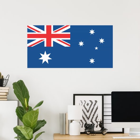 australische Flagge Poster (Heimbüro)