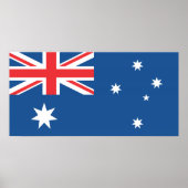 australische Flagge Poster (Vorne)