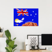 australische Flagge Poster (Heimbüro)