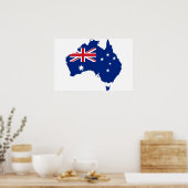 Australische Flagge Poster (Küche)