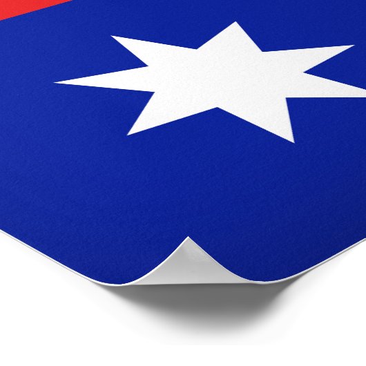 australische Flagge Poster (Ecke)