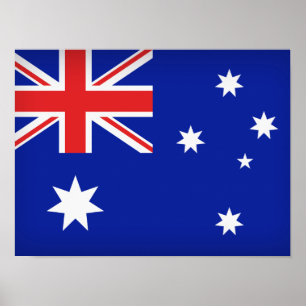 australische Flagge Poster