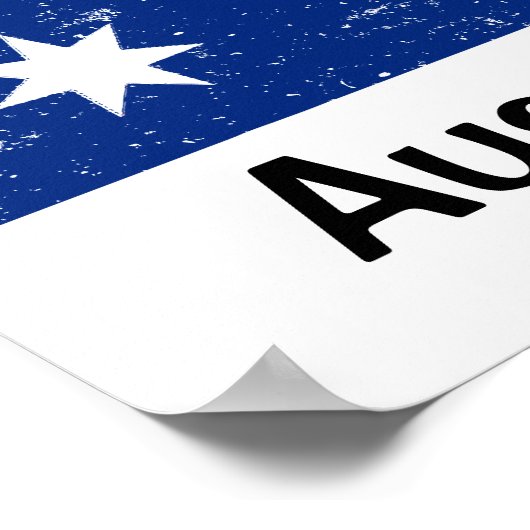 australische Flagge Poster (Ecke)