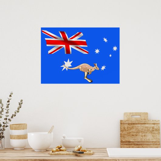 australische Flagge Poster (Küche)