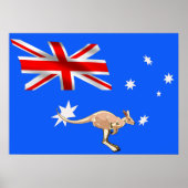 australische Flagge Poster (Vorne)