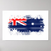 australische Flagge Poster (Vorne)
