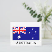 Australische Flagge Postkarte (Stehend Vorderseite)