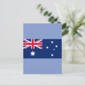 australische Flagge Postkarte (Stehend Vorderseite)